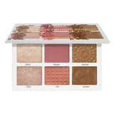 6 Pan Highlighter, Blush & Bronzer Palette